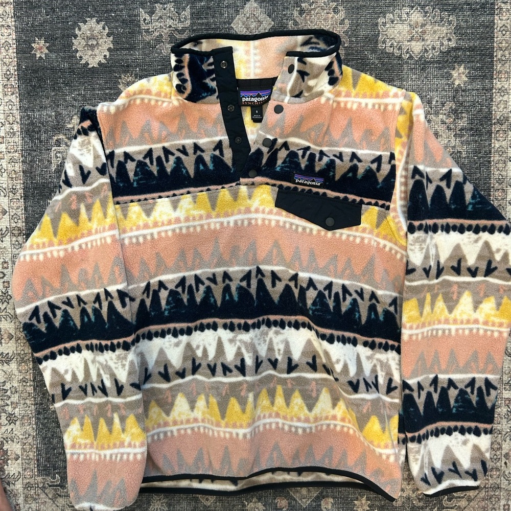 Patagonia never worn Aztec synchilla